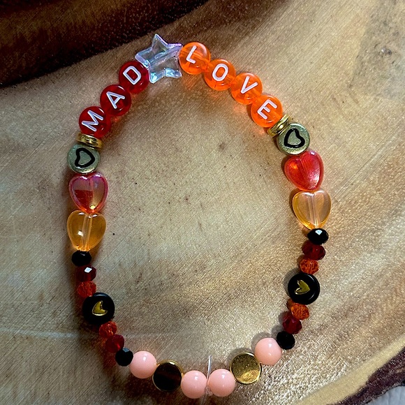 5 for $20 Taylor Swift Handmade Friendship Beaded Bracelet
“Mad Love” - Picture 1 of 1